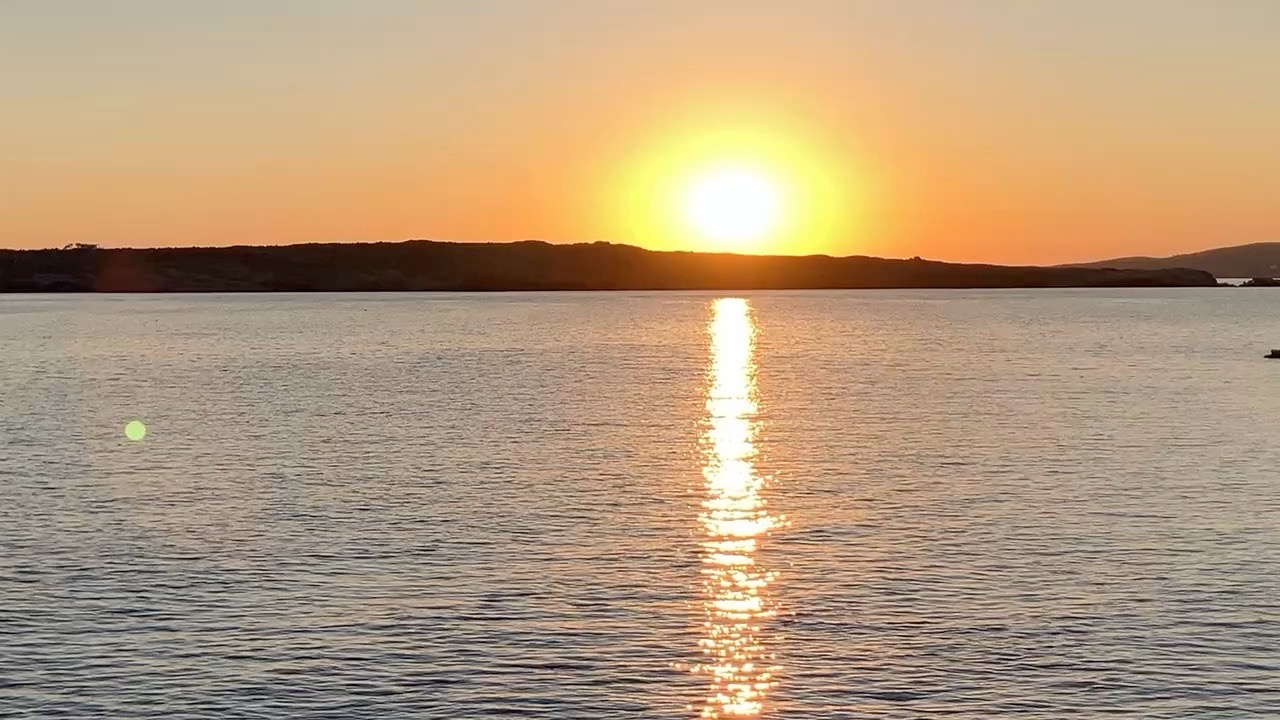 Zachód słońca na Mykonos